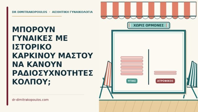 ΜΠΟΡΟΥΝ ΓΥΝΑΙΚΕΣ ΜΕ ΙΣΤΟΡΙΚΟ ΚΑΡΚΙΝΟΥ ΜΑΣΤΟΥ ΝΑ ΚΑΝΟΥΝ ΡΑΔΙΟΣΥΧΝΟΤΗΤΕΣ ΚΟΛΠΟΥ; ιστορικό καρκίνου μαστού