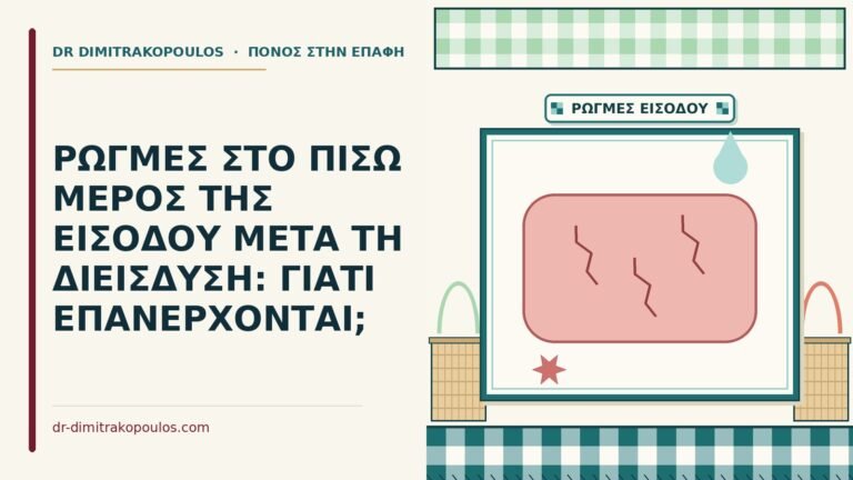 πίσω μέρος της εισόδου