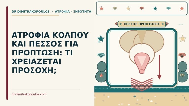 ατροφία κόλπου με πεσσό για πρόπτωση