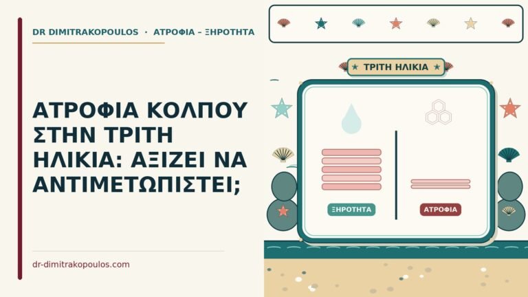 ατροφία κόλπου στην τρίτη ηλικία
