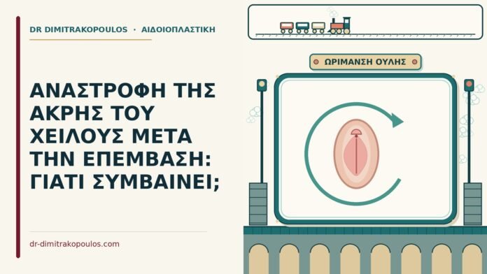 ΑΝΑΣΤΡΟΦΗ ΤΗΣ ΑΚΡΗΣ ΤΟΥ ΧΕΙΛΟΥΣ ΜΕΤΑ ΤΗΝ ΕΠΕΜΒΑΣΗ: ΓΙΑΤΙ ΣΥΜΒΑΙΝΕΙ; αναστροφή της άκρης του χείλους