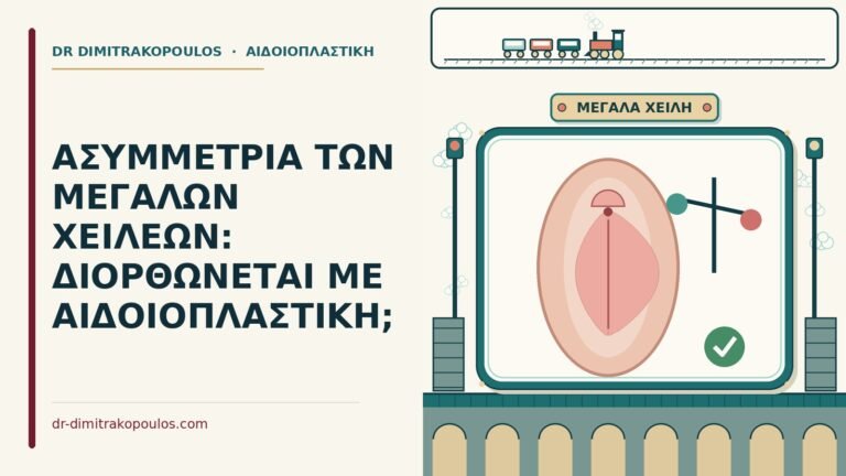ασυμμετρία των μεγάλων χειλέων