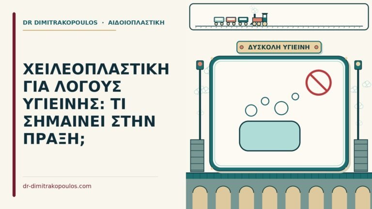 χειλεοπλαστική για λόγους υγιεινής