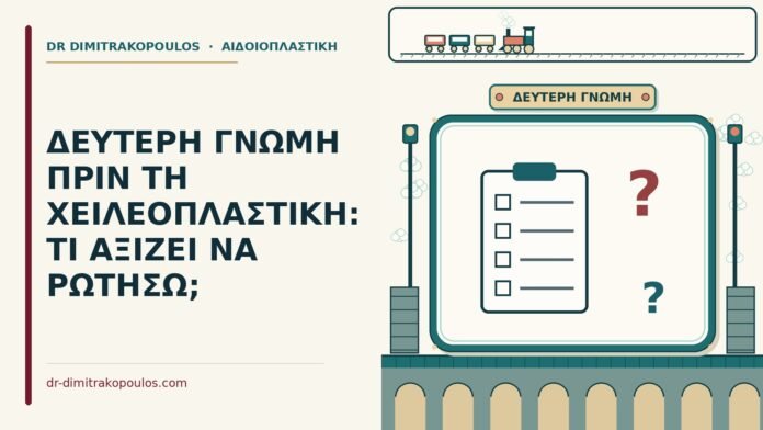 ΔΕΥΤΕΡΗ ΓΝΩΜΗ ΠΡΙΝ ΤΗ ΧΕΙΛΕΟΠΛΑΣΤΙΚΗ: ΤΙ ΑΞΙΖΕΙ ΝΑ ΡΩΤΗΣΩ; δεύτερη γνώμη πριν τη χειλεοπλαστική
