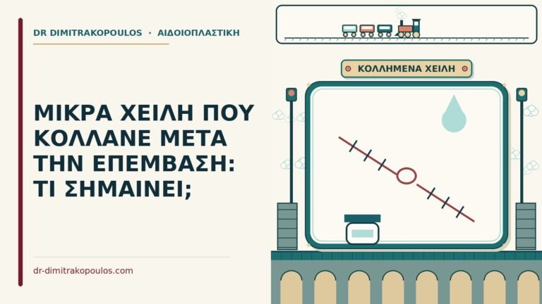 μικρά χείλη που κολλάνε