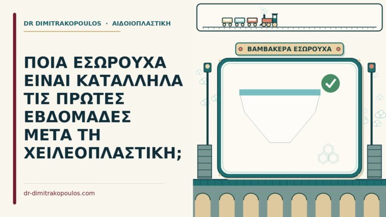 εσώρουχα μετά τη χειλεοπλαστική