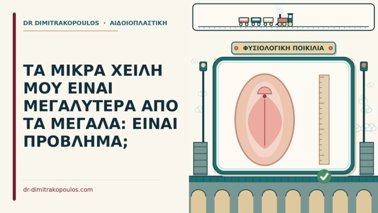 μικρά χείλη μεγαλύτερα από τα μεγάλα
