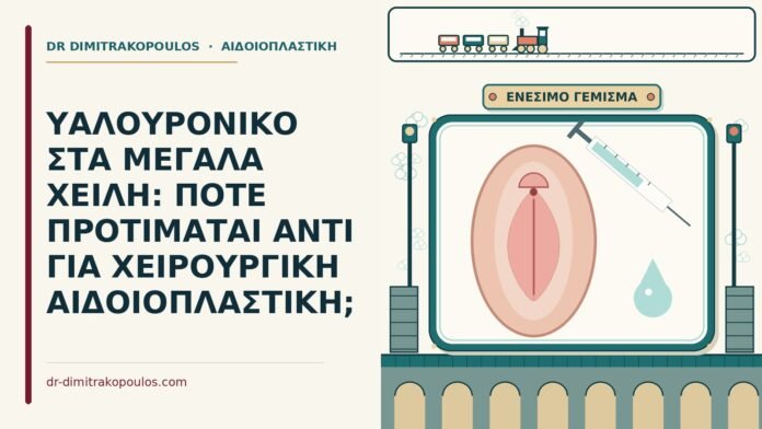 ΥΑΛΟΥΡΟΝΙΚΟ ΣΤΑ ΜΕΓΑΛΑ ΧΕΙΛΗ: ΠΟΤΕ ΠΡΟΤΙΜΑΤΑΙ ΑΝΤΙ ΓΙΑ ΧΕΙΡΟΥΡΓΙΚΗ ΑΙΔΟΙΟΠΛΑΣΤΙΚΗ; υαλουρονικό στα μεγάλα χείλη
