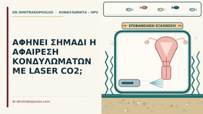 αφαίρεση κονδυλωμάτων με laser CO2