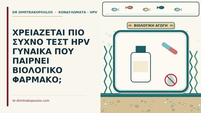 τεστ HPV με βιολογικό φάρμακο