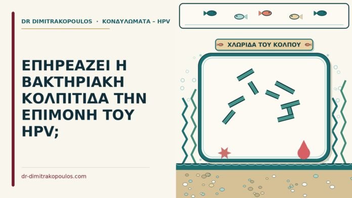 ΕΠΗΡΕΑΖΕΙ Η ΒΑΚΤΗΡΙΑΚΗ ΚΟΛΠΙΤΙΔΑ ΤΗΝ ΕΠΙΜΟΝΗ ΤΟΥ HPV; βακτηριακή κολπίτιδα