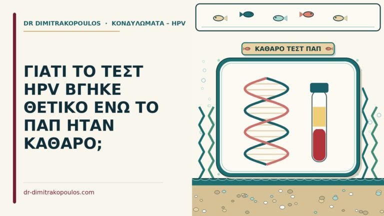 θετικό τεστ HPV με καθαρό Παπ