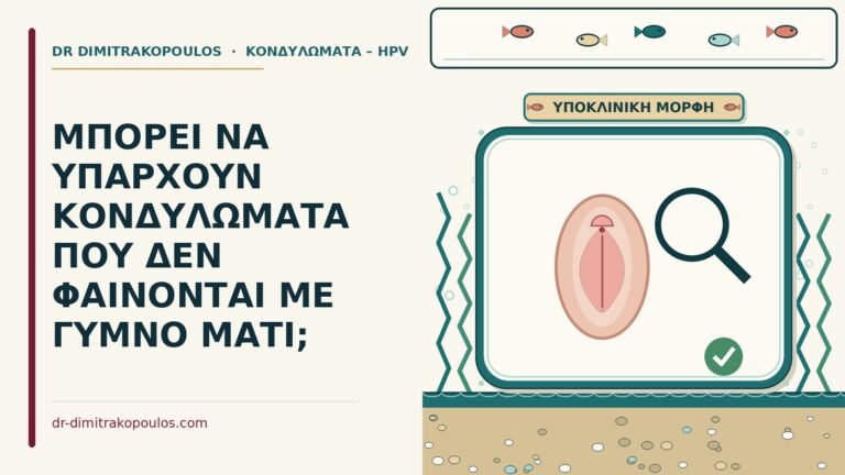 κονδυλώματα που δεν φαίνονται