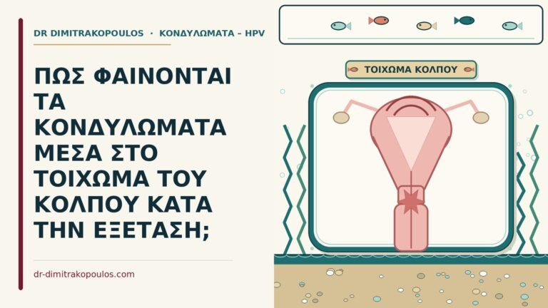 κονδυλώματα στο τοίχωμα του κόλπου