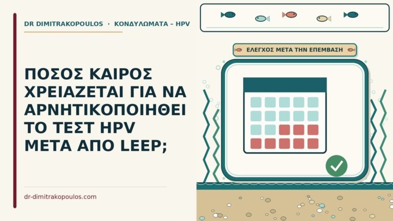 αρνητικοποίηση του τεστ HPV μετά από LEEP
