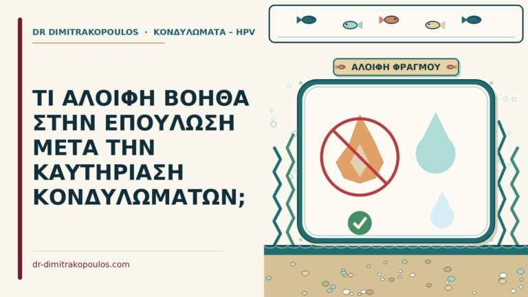 αλοιφή μετά την καυτηρίαση