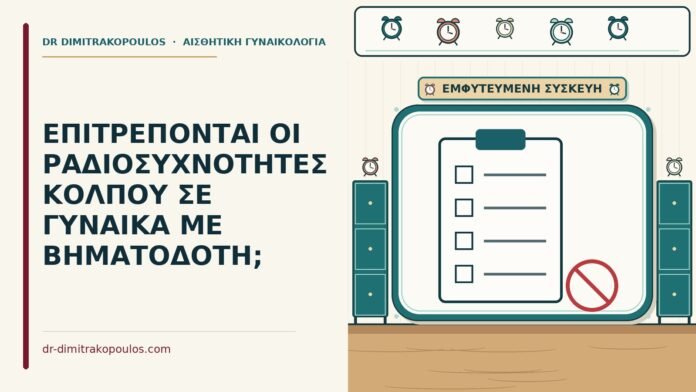 ΕΠΙΤΡΕΠΟΝΤΑΙ ΟΙ ΡΑΔΙΟΣΥΧΝΟΤΗΤΕΣ ΚΟΛΠΟΥ ΣΕ ΓΥΝΑΙΚΑ ΜΕ ΒΗΜΑΤΟΔΟΤΗ; ραδιοσυχνότητες με βηματοδότη