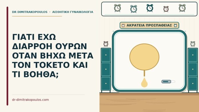 διαρροή ούρων όταν βήχω