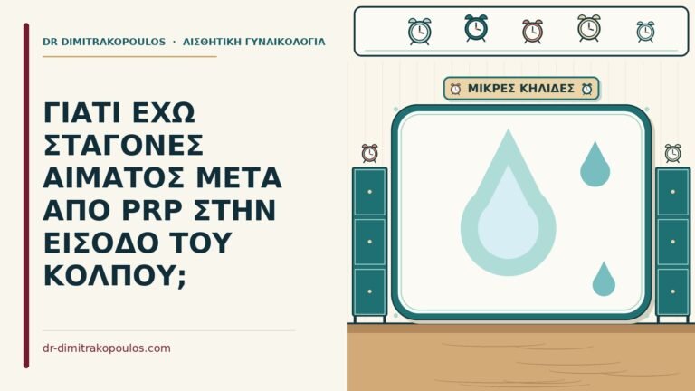 σταγόνες αίματος μετά από PRP