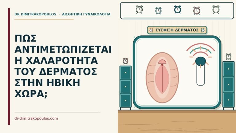 χαλαρότητα του δέρματος στην ηβική χώρα