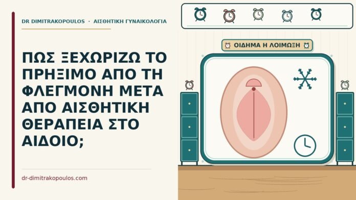 πρήξιμο ή φλεγμονή