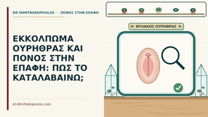 ΕΚΚΟΛΠΩΜΑ ΟΥΡΗΘΡΑΣ ΚΑΙ ΠΟΝΟΣ ΣΤΗΝ ΕΠΑΦΗ: ΠΩΣ ΤΟ ΚΑΤΑΛΑΒΑΙΝΩ; εκκόλπωμα ουρήθρας
