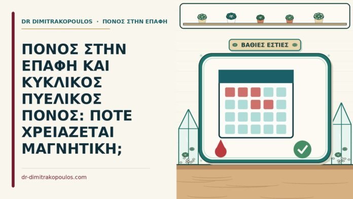 κυκλικός πυελικός πόνος