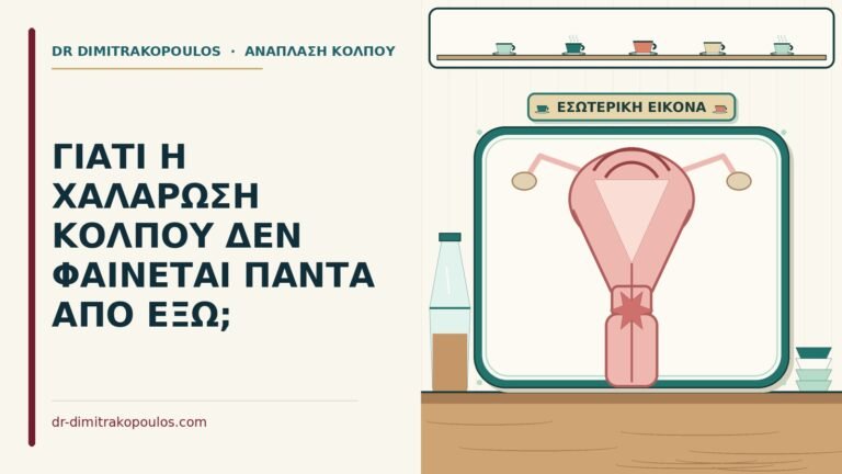 χαλάρωση κόλπου που δεν φαίνεται