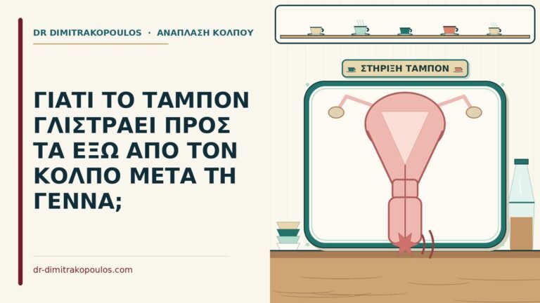 ταμπόν που γλιστράει μετά τη γέννα