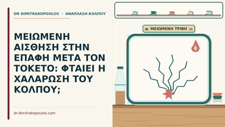 μειωμένη αίσθηση στην επαφή μετά τον τοκετό