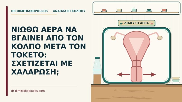 αέρας από τον κόλπο μετά τον τοκετό