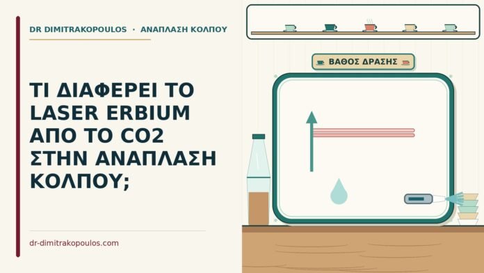 ΤΙ ΔΙΑΦΕΡΕΙ ΤΟ LASER ERBIUM ΑΠΟ ΤΟ CO2 ΣΤΗΝ ΑΝΑΠΛΑΣΗ ΚΟΛΠΟΥ; laser erbium και CO2 στην ανάπλαση κόλπου