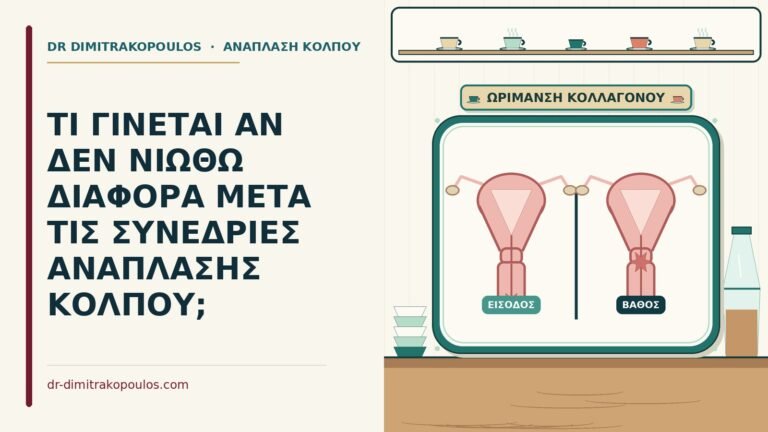 έλλειψη διαφοράς μετά την ανάπλαση κόλπου