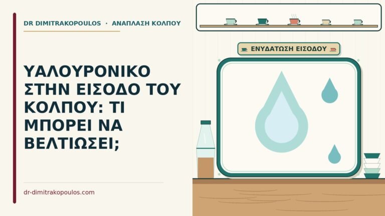 υαλουρονικό στην είσοδο του κόλπου