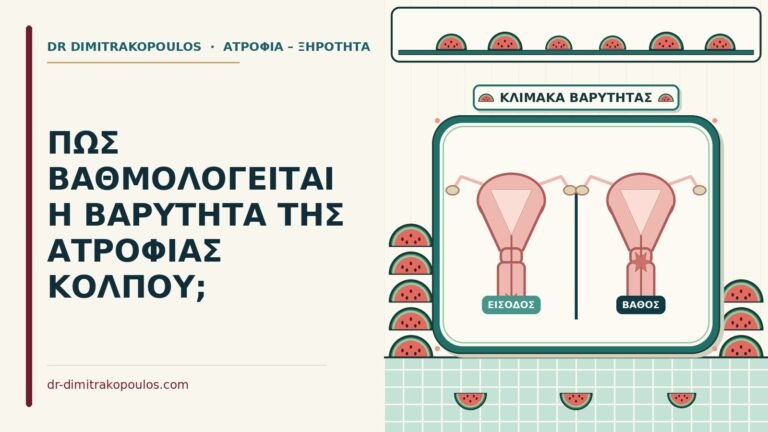 βαρύτητα της ατροφίας κόλπου
