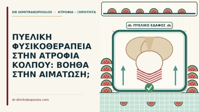 ΠΥΕΛΙΚΗ ΦΥΣΙΚΟΘΕΡΑΠΕΙΑ ΣΤΗΝ ΑΤΡΟΦΙΑ ΚΟΛΠΟΥ: ΒΟΗΘΑ ΣΤΗΝ ΑΙΜΑΤΩΣΗ; πυελική φυσικοθεραπεία στην ατροφία