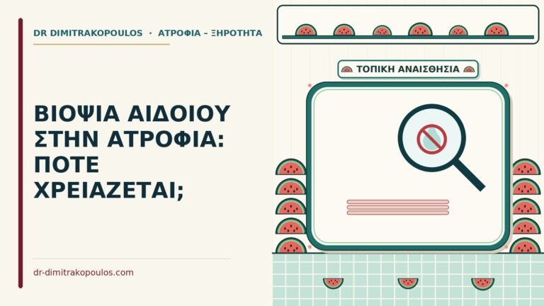 βιοψία αιδοίου στην ατροφία