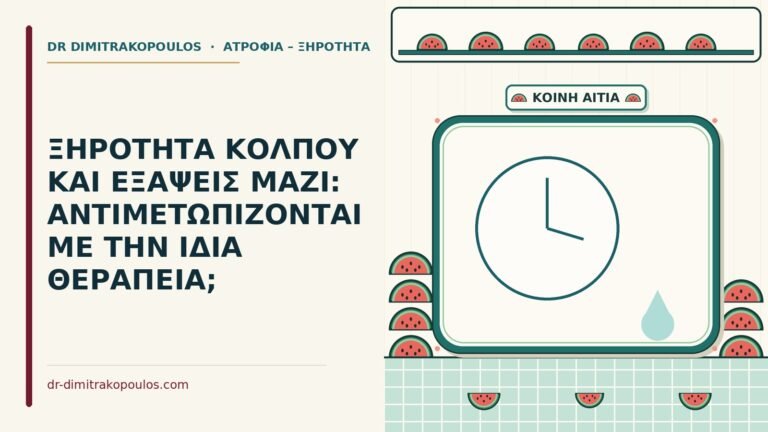 ξηρότητα κόλπου και εξάψεις