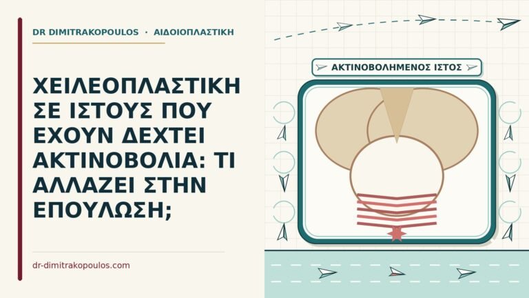 χειλεοπλαστική σε ιστούς που έχουν δεχτεί ακτινοβολία