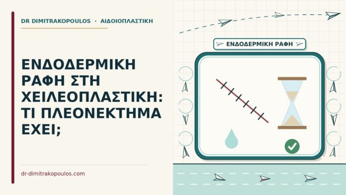 ενδοδερμική ραφή στη χειλεοπλαστική