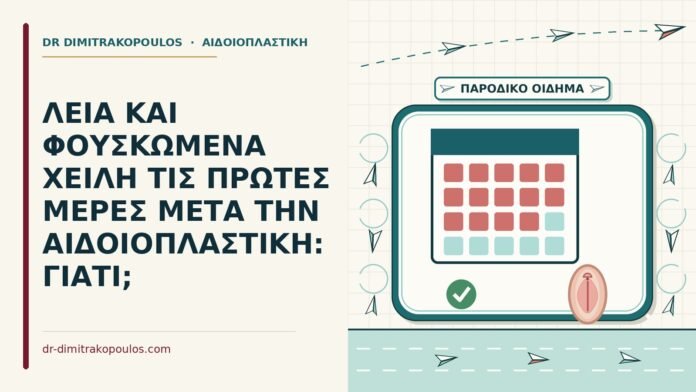 λεία και φουσκωμένα χείλη