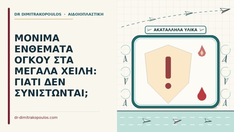 μόνιμα ενθέματα όγκου στα μεγάλα χείλη