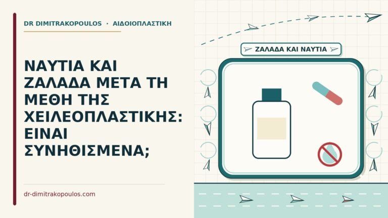 ναυτία μετά τη μέθη της χειλεοπλαστικής