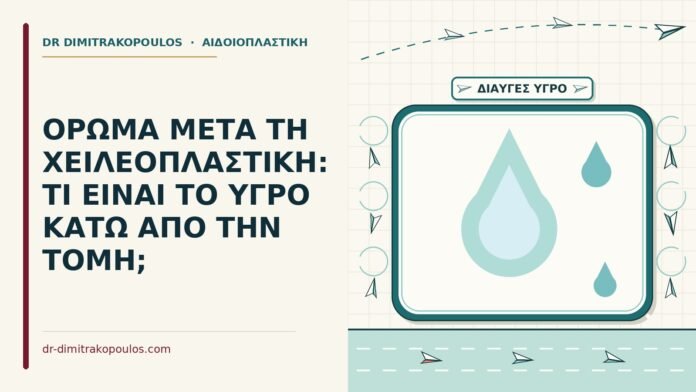 όρωμα μετά τη χειλεοπλαστική