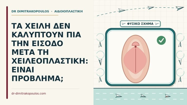 χείλη που δεν καλύπτουν την είσοδο