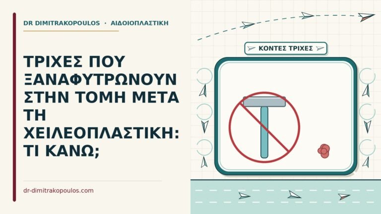 τρίχες που ξαναφυτρώνουν στην τομή