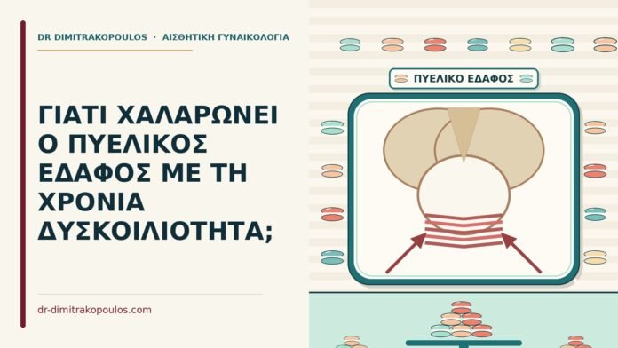 ΓΙΑΤΙ ΧΑΛΑΡΩΝΕΙ Ο ΠΥΕΛΙΚΟΣ ΕΔΑΦΟΣ ΜΕ ΤΗ ΧΡΟΝΙΑ ΔΥΣΚΟΙΛΙΟΤΗΤΑ; δυσκοιλιότητα