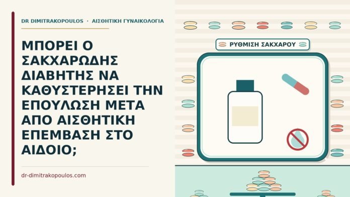 ΜΠΟΡΕΙ Ο ΣΑΚΧΑΡΩΔΗΣ ΔΙΑΒΗΤΗΣ ΝΑ ΚΑΘΥΣΤΕΡΗΣΕΙ ΤΗΝ ΕΠΟΥΛΩΣΗ ΜΕΤΑ ΑΠΟ ΑΙΣΘΗΤΙΚΗ ΕΠΕΜΒΑΣΗ ΣΤΟ ΑΙΔΟΙΟ; σακχαρώδης διαβήτης