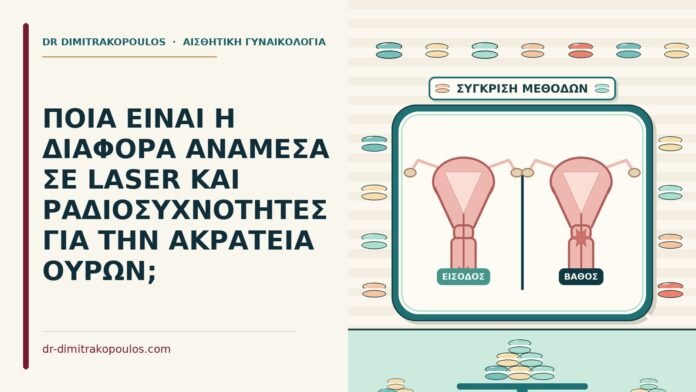 ΠΟΙΑ ΕΙΝΑΙ Η ΔΙΑΦΟΡΑ ΑΝΑΜΕΣΑ ΣΕ LASER ΚΑΙ ΡΑΔΙΟΣΥΧΝΟΤΗΤΕΣ ΓΙΑ ΤΗΝ ΑΚΡΑΤΕΙΑ ΟΥΡΩΝ; laser και οι ραδιοσυχνότητες