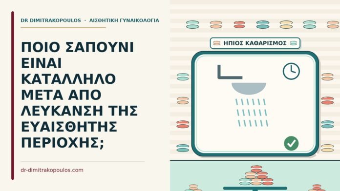 ΠΟΙΟ ΣΑΠΟΥΝΙ ΕΙΝΑΙ ΚΑΤΑΛΛΗΛΟ ΜΕΤΑ ΑΠΟ ΛΕΥΚΑΝΣΗ ΤΗΣ ΕΥΑΙΣΘΗΤΗΣ ΠΕΡΙΟΧΗΣ; σαπούνι